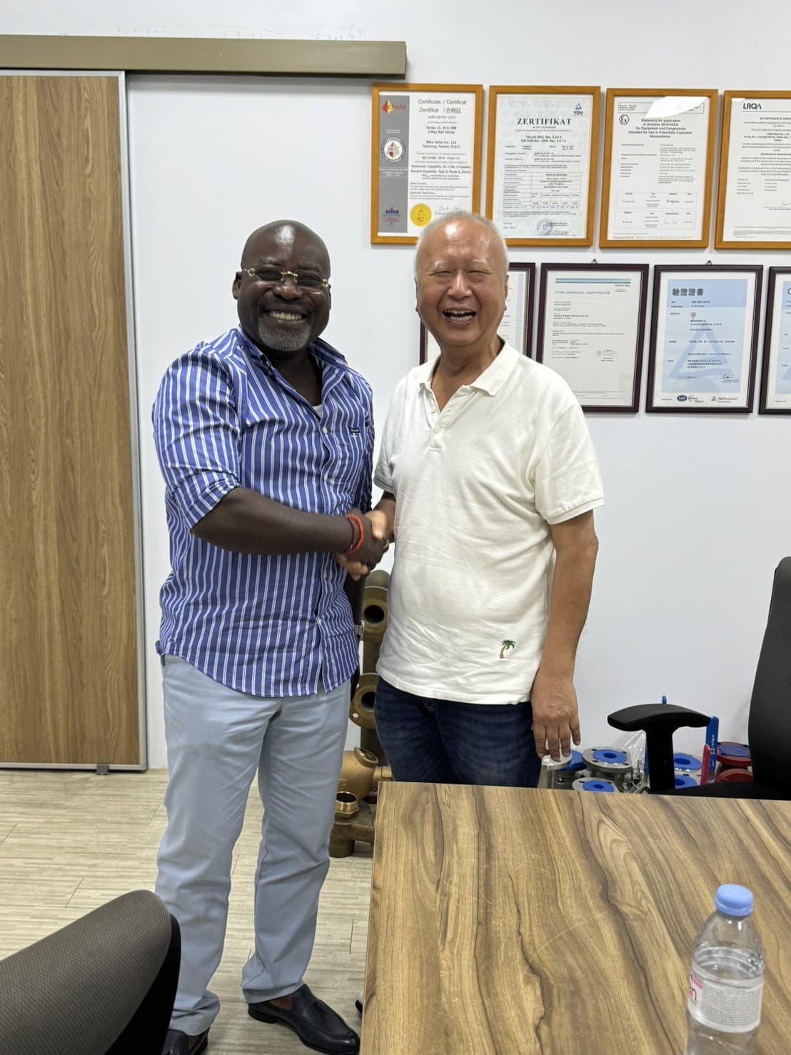 Lazare Kassi, CEO of Valvenok Ltd, and Max Hsu, co-founder of MARS®